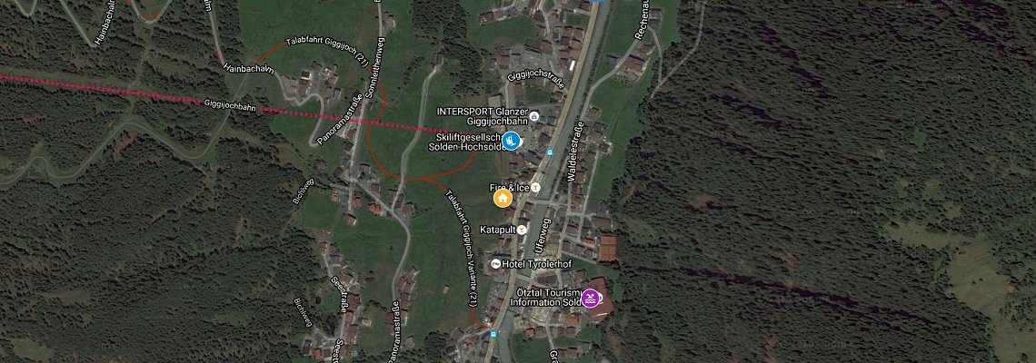 mapa Rezidencia Tamara, Slden