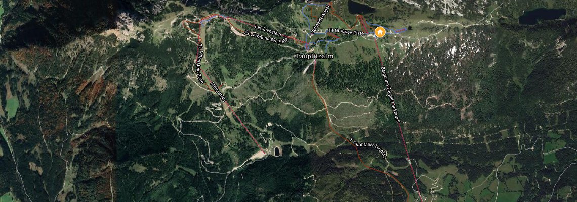 mapa Hotel Alpenrose, Tauplitz