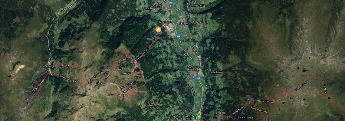 mapa Superior Chalet Berggold, Kaltenbach