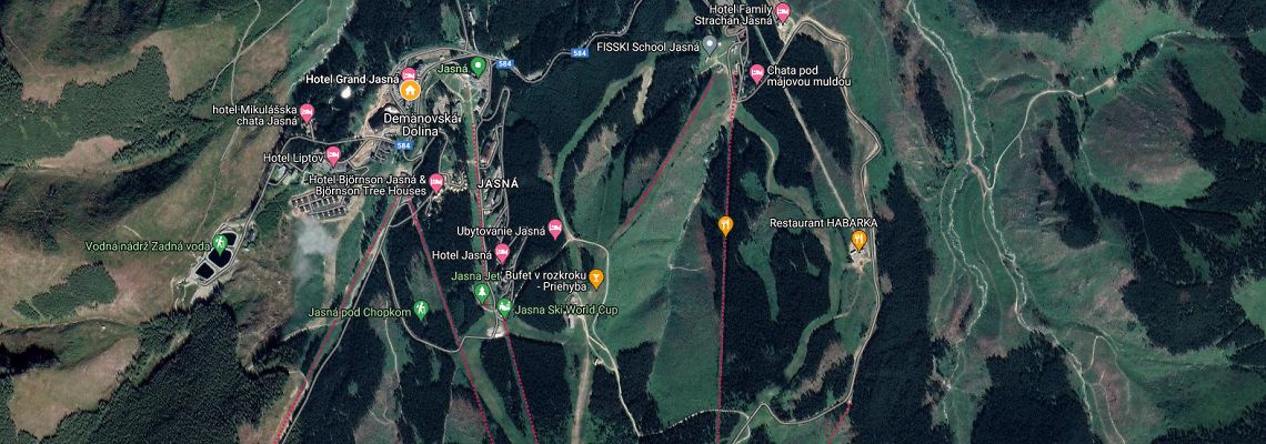 mapa Hotel Grand, Jasn