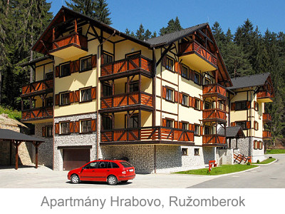 ubytovanie Rezort Apartmny Hrabovo, Ruomberok, Liptov