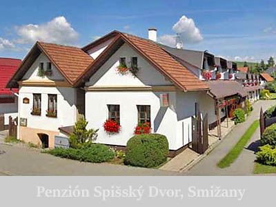 ubytovanie Penzin Spisk Dvor Smiany