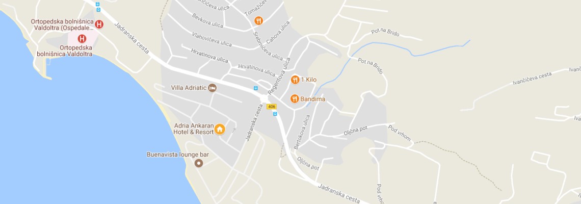 mapa Rezort & Hotel Adria Ankaran, Ankaran