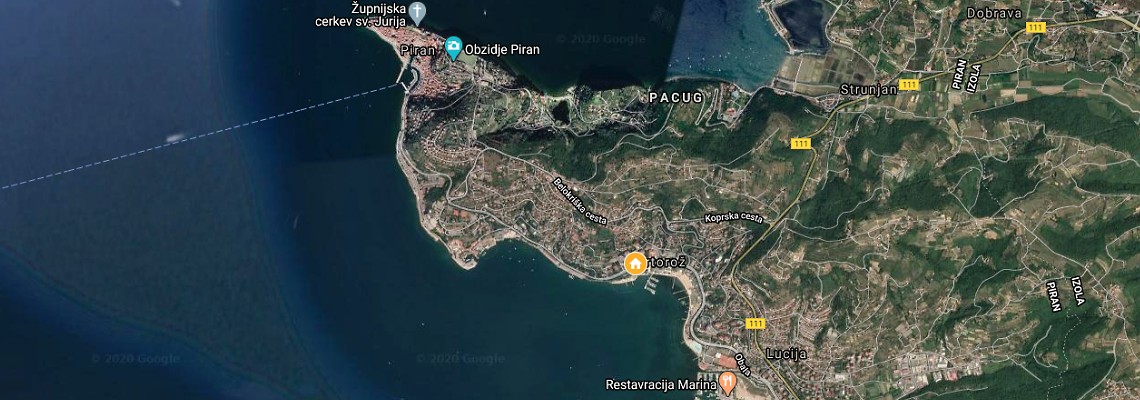 mapa Wellness Hotel Apollo, Portoro