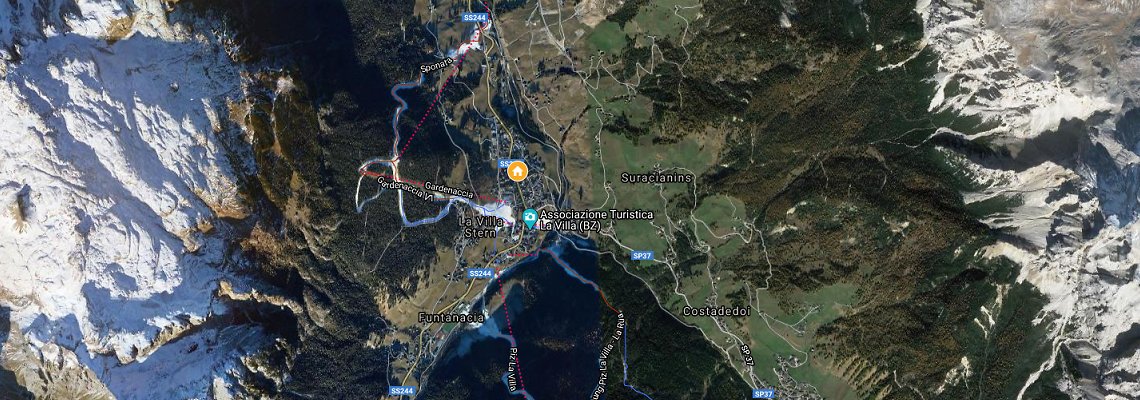 mapa Apartmny La Bercia, La Villa