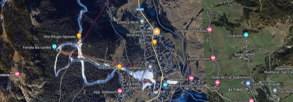 mapa Chalet Mi Amur, La Villa