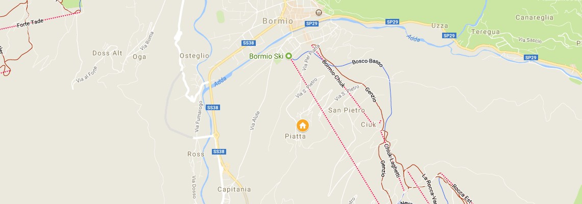 mapa Apartmny San Pietro, Bormio