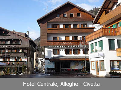 ubytovanie Hotel Centrale, Alleghe
