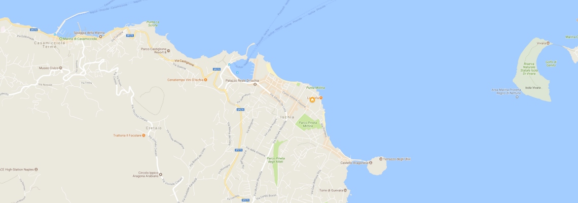 mapa Hotel Grand Excelsior Terme, Ischia Porto