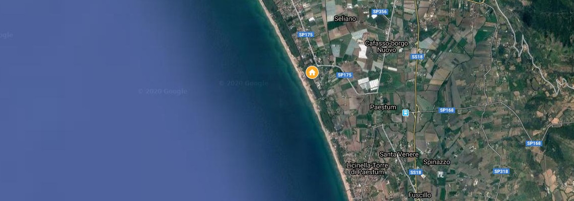 mapa Resort Minerva, Paestum