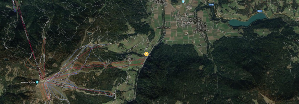 mapa Rezidencia Mhlegg, Olang / Valdaora