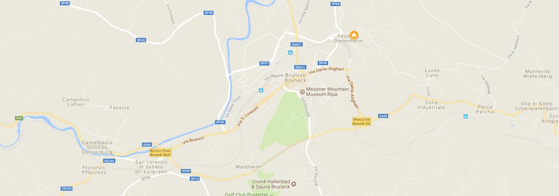 mapa Apartmny Im Winkl, Teodone/ Dietenheim