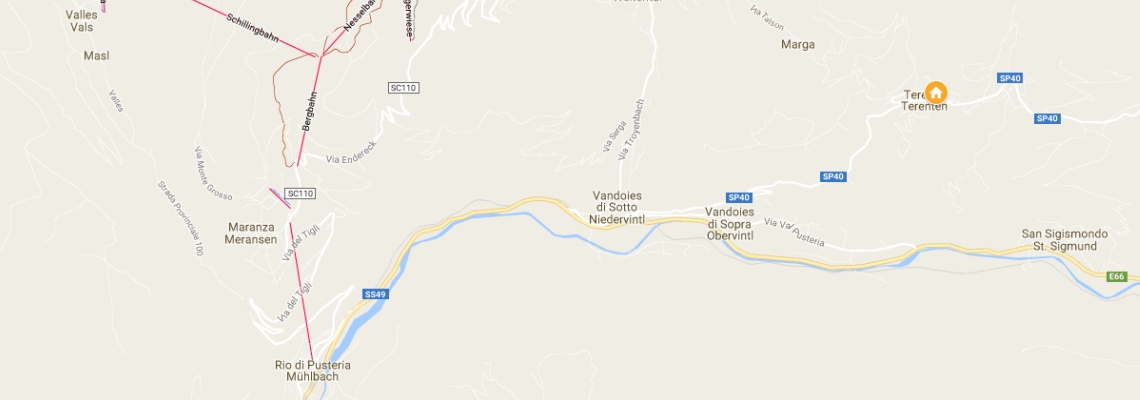 mapa Rezidencia Terentis, Terenten