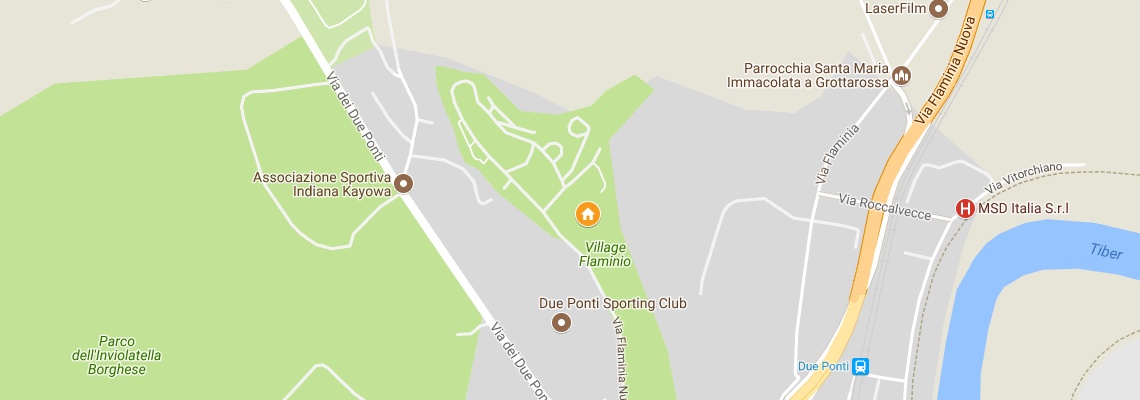 mapa Village Flaminio, Rm