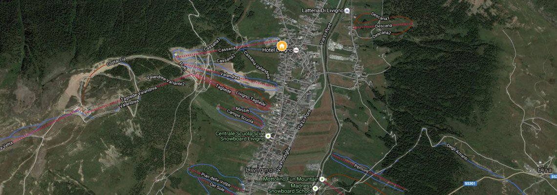 mapa Apartmny Forhotel, Livigno
