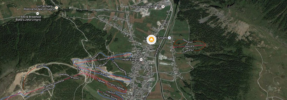 mapa Apartmny Giglio, Livigno