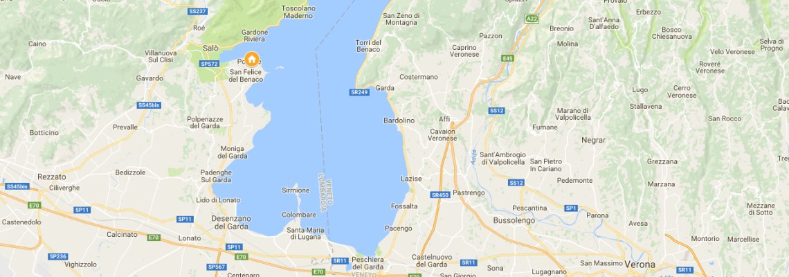mapa Park Hotel Casimiro Village, San Felice del Benaco