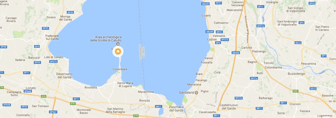 mapa Hotel Mavino, Sirmione