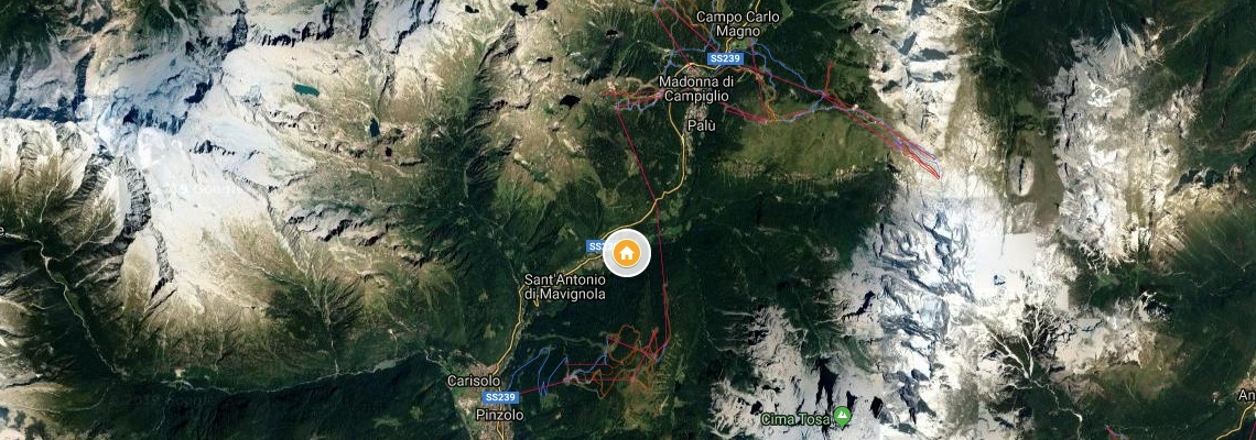 mapa Chalet Campiglio Doss, Madonna di Campiglio / Pinzolo
