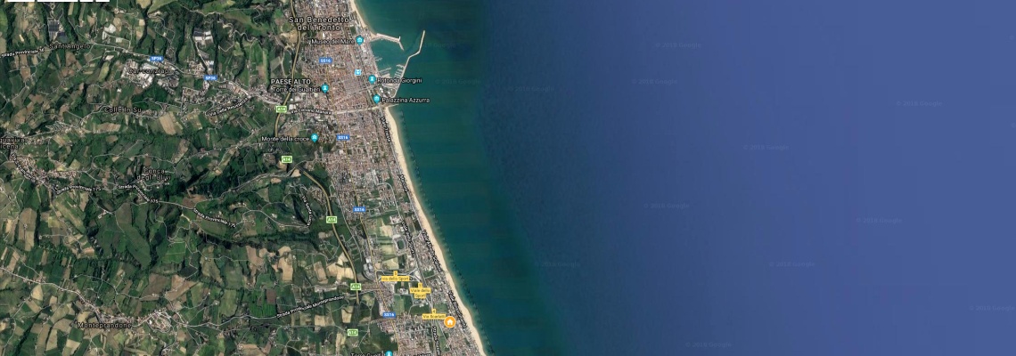 mapa Hotel Sporting, San Benedetto del Tronto