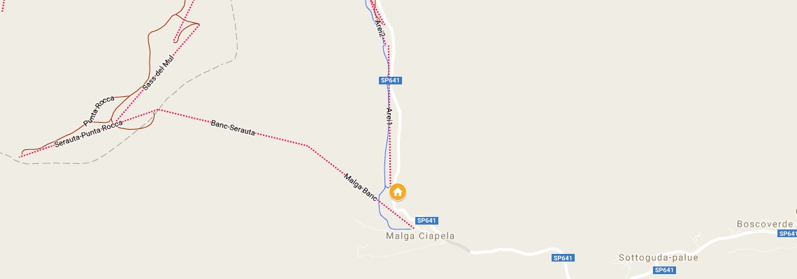 mapa Hotel Roy, Malga Ciapela