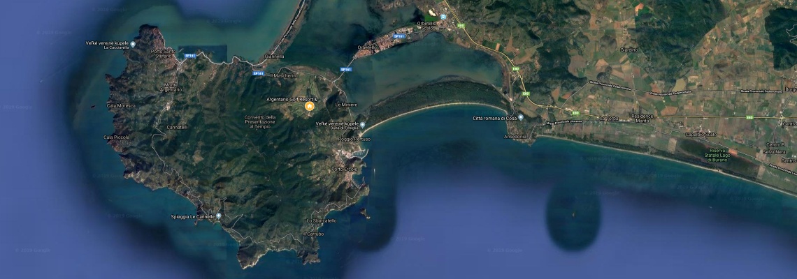 mapa Argentario Golf Resort & Spa, Porto Ercole