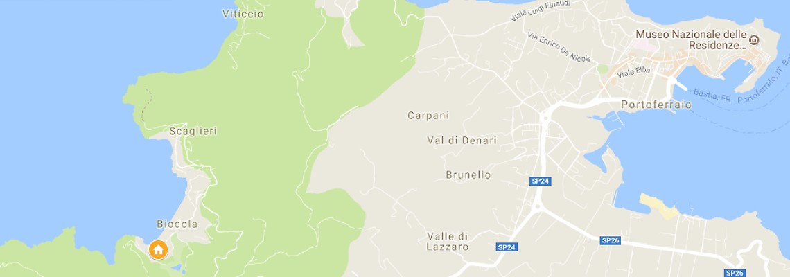 mapa Hotel Hermitage, Portoferraio
