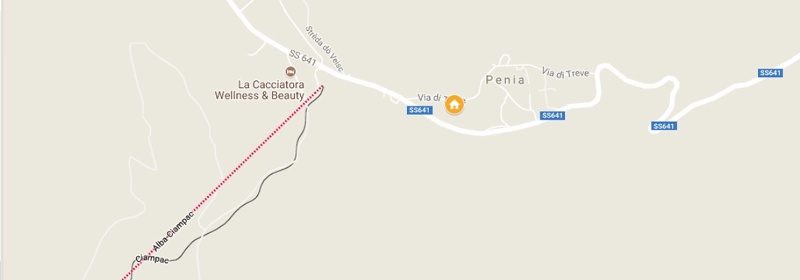 mapa Aparthotel Princess, Penia di Canazei