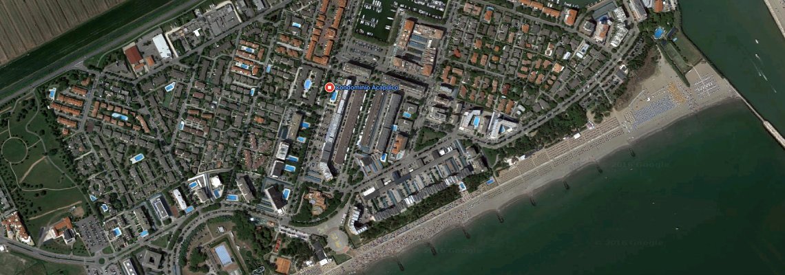 mapa Rezidencia Acapulco, Porto Santa Margherita
