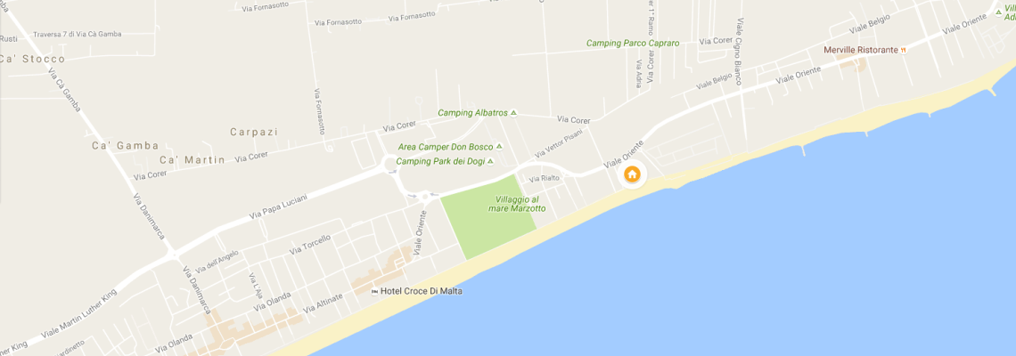 mapa Park Hotel Ermitage, Lido di Jesolo