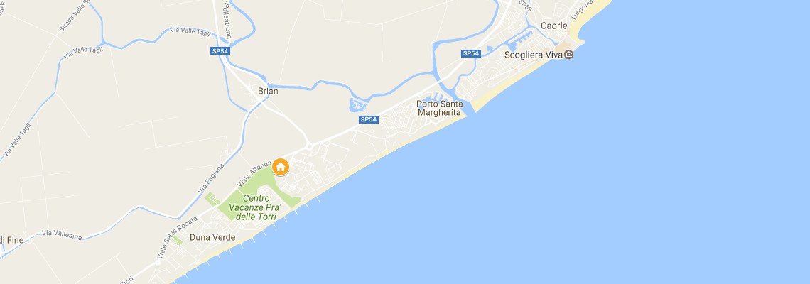 mapa Rezidencia Giardini di Altea, Lido di Altea