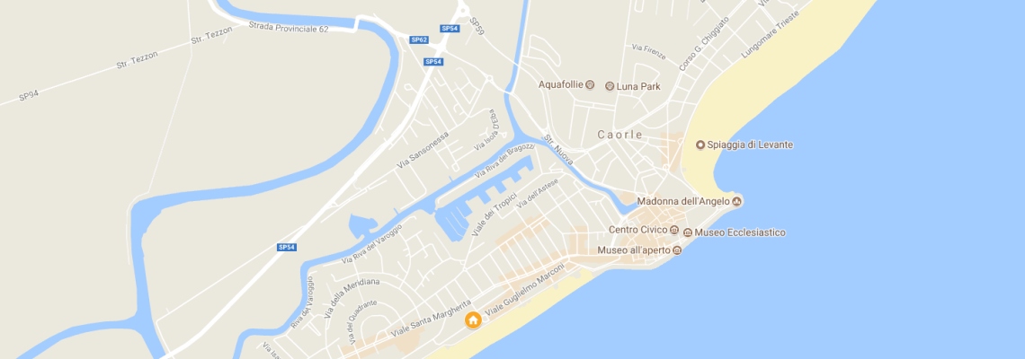 mapa Hotel Marzia Holiday Queen, Caorle