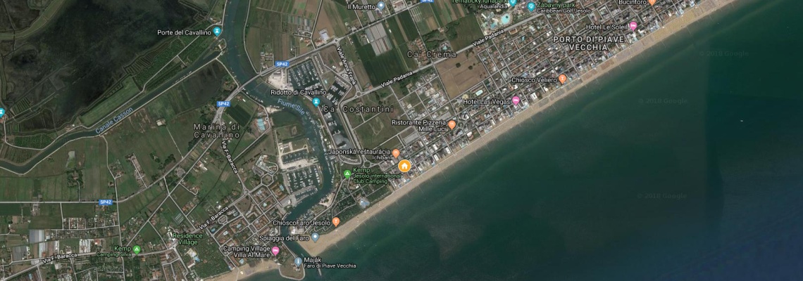 mapa Hotel Pigalle, Lido di Jesolo