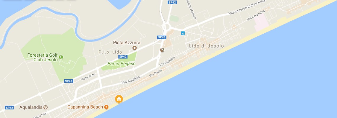 mapa Hotel Plaza Esplanade, Lido di Jesolo