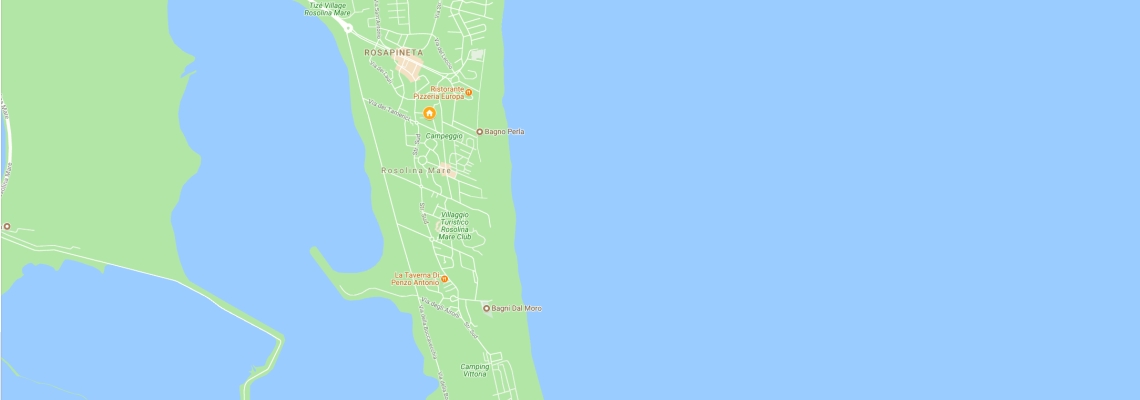 mapa Apartmny Villa Luisa, Rosolina Mare